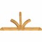 Ekena Millwork Richland Rough Sawn Timber Gable Bracket, Western Red Cedar, 108"W x 68"H x 6"D x 6"F, 15/12 Pitch GBW108X68X0606RIC00RWR - alternate 2